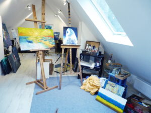Eindrücke aus dem Atelier von Roland Fuhrmann